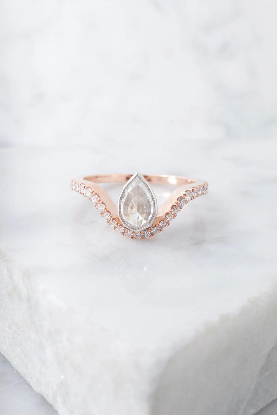 .63ct Geo Pear Cut Diamond Ring-Honey Jewelry Co-Honey Jewelry Co