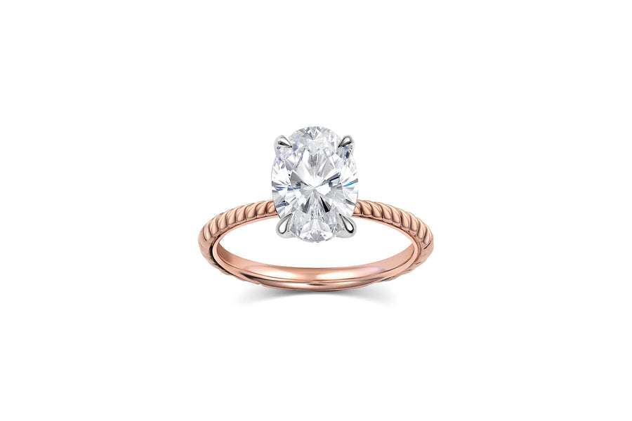 Juliette | Twisted Engagement Ring-Honey Jewelry Co-Honey Jewelry Co