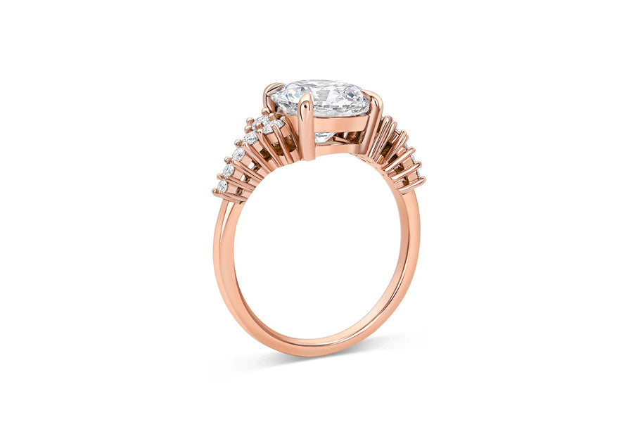 Asymmetric Engagement Ring
