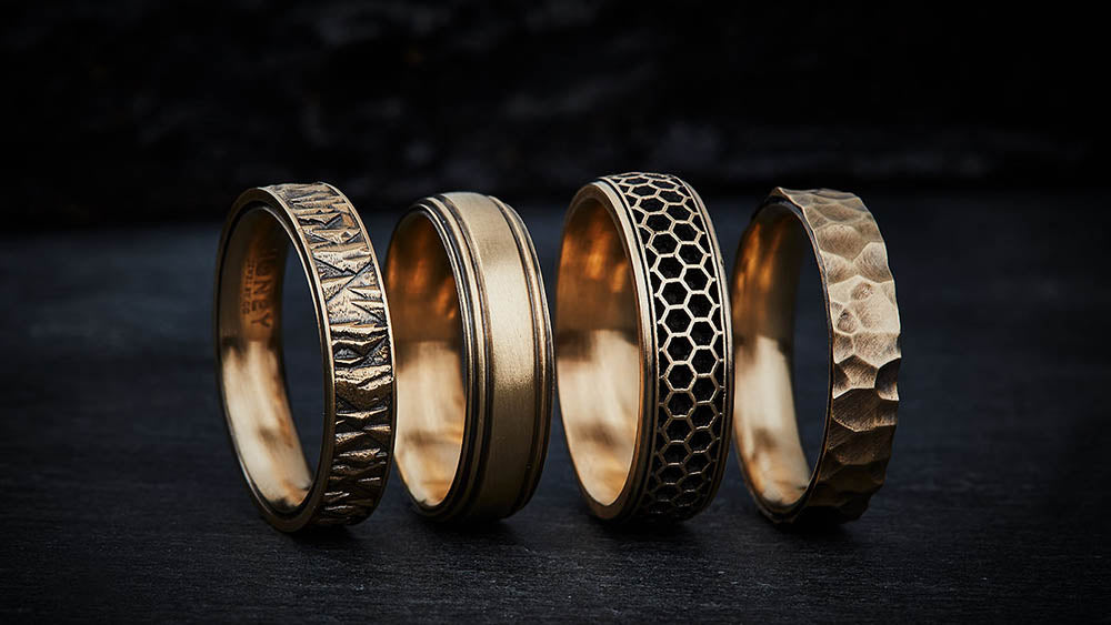 21 Unique Men's Wedding Bands with Timeless Style