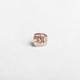 0.13ct 2.86x2.63x1.93mm GIA Fancy Orangy Pink Cushion Brilliant 🇦🇺 24101-01