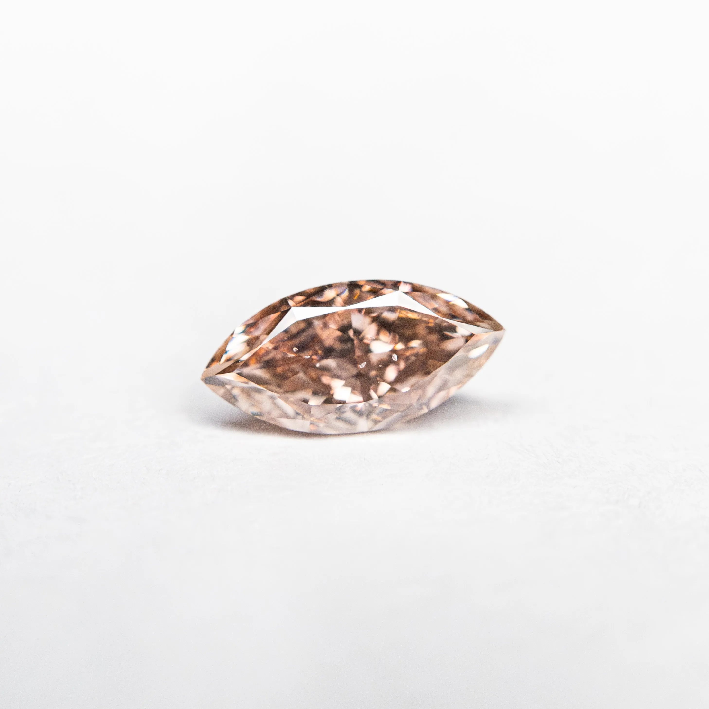 0.35ct 6.93x3.37x2.17mm SI1 Fancy Intense Orangy Pink Marquise Brilliant 🇦🇺 24149-01