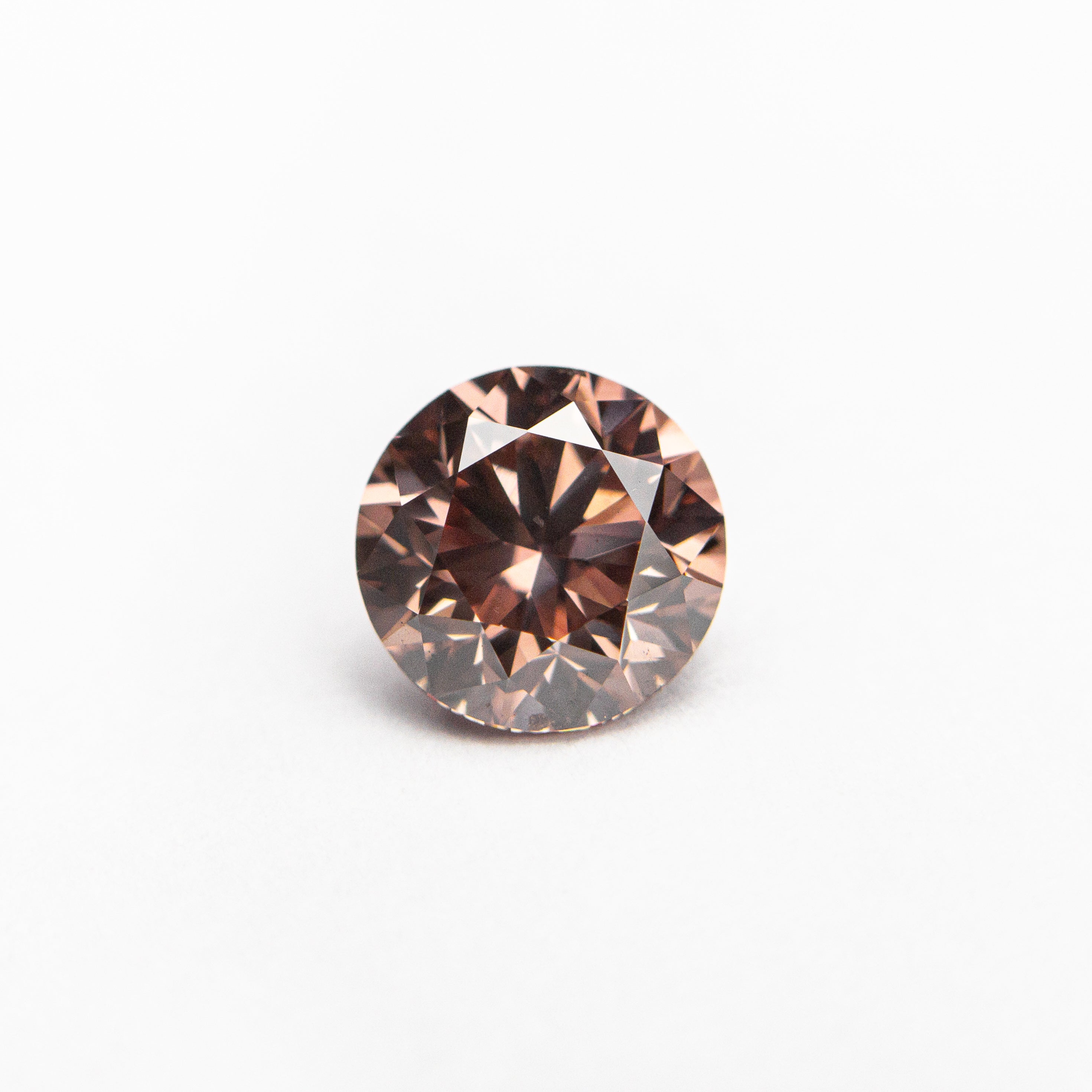0.70ct 5.51x5.48x3.62mm GIA SI1 Fancy Deep Orangy Pink Round Brilliant 🇦🇺 24147-01
