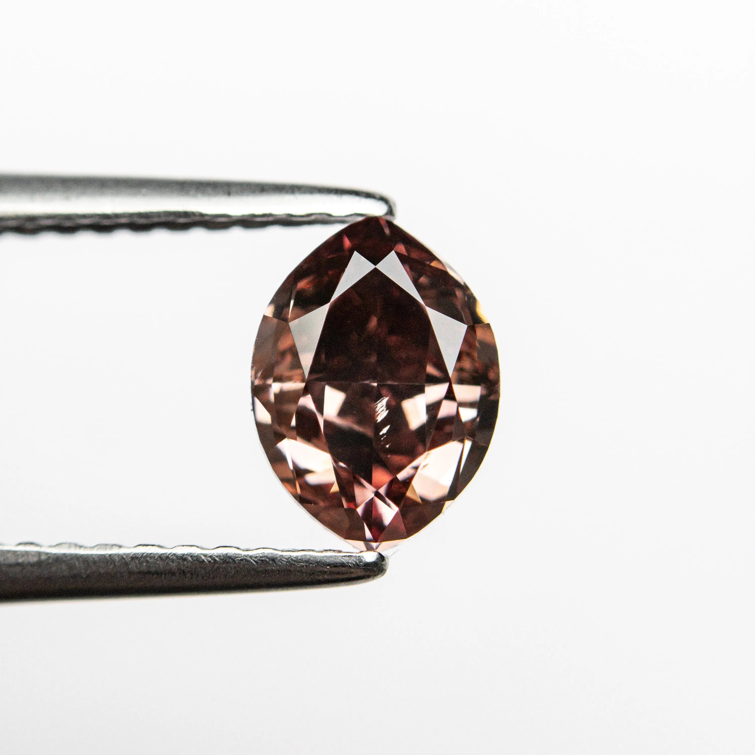 1.00ct 7.28x5.36x3.53mm GIA SI1 Fancy Deep Orangy Pink Marquise Brilliant 🇦🇺 24109-01
