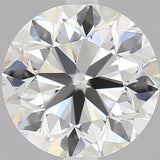 1.01ct Round Natural Diamond (Colour F, Clarity VVS2, Cut VG, IGI Certified)