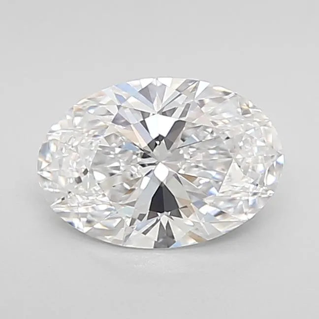 1.08ct Oval Lab Grown Diamond (Colour D, Clarity IF, Cut EX, IGI Certified)