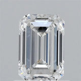 1.09ct Emerald Lab Grown Diamond (Colour F, Clarity VVS2, IGI Certified)
