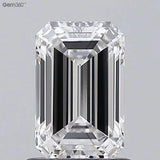 1.10ct Emerald Lab Grown Diamond (Colour F, Clarity VVS2, IGI Certified)