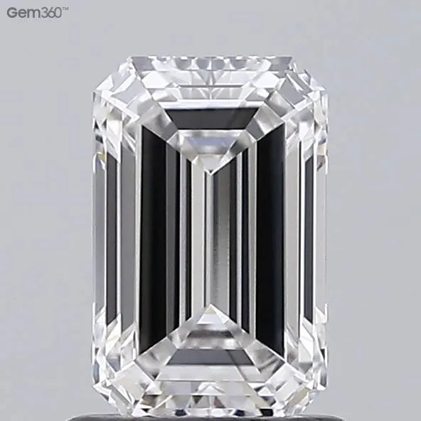 1.10ct Emerald Lab Grown Diamond (Colour F, Clarity VVS2, IGI Certified)