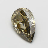 1.10ct Pear Lab Grown Diamond (Colour Fancy Yellowish Gray, Clarity VVS2, IGI Certified)