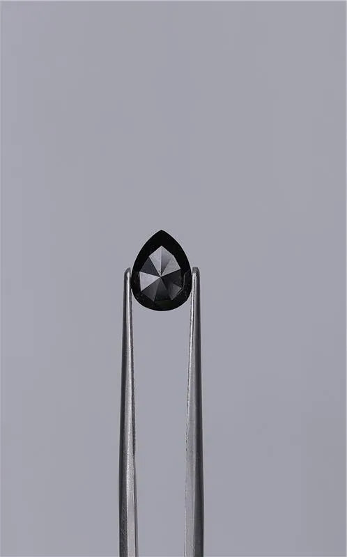 1.21ct Pear Natural Diamond (Colour Fancy Black, Clarity VVS2, Cut EX, GIA Certified)