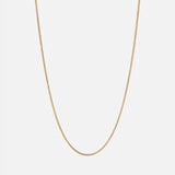 1.3mm Gold Vermeil Cuban Chain Necklace, Polished