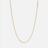 1.3mm Gold Vermeil Cuban Chain Necklace, Polished