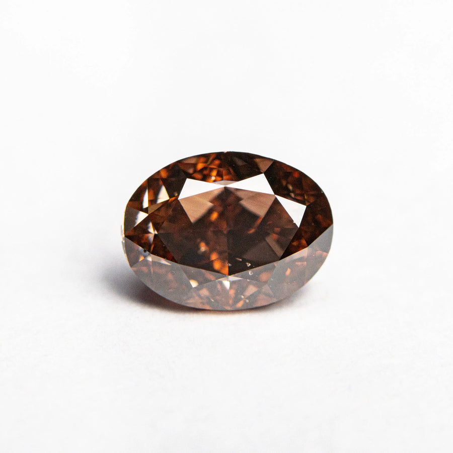 1.50ct 7.69x5.74x4.16mm GIA SI1 Fancy Deep Brown-Pink Oval Brilliant 🇦🇺 24161-01