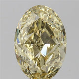 1.50ct Oval Natural Diamond (Colour Fancy Yellow, Clarity VS1, GIA Certified)