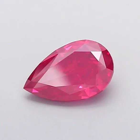 1.52ct Pear Lab Grown Diamond (Colour Fancy Vivid Red, Clarity VVS2, IGI Certified)