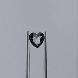 1.64ct Heart Natural Diamond (Colour Fancy Black, Clarity VVS2, Cut EX, GIA Certified)