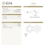 2.05ct 9.10x7.85x4.06mm GIA I1 J Hexagon Step Cut 24276-01