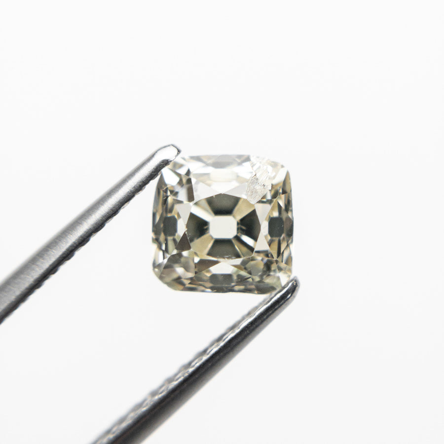 1.23ct 6.57x6.42x3.88mm SI2 U-V Antique Old Mine Cut 18468-01 - Misfit Diamonds