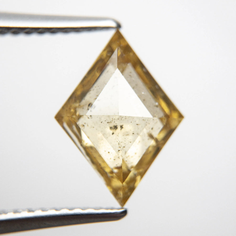 2.67ct 12.63x9.33x3.92mm Apricot (Fancy Orange-Yellow) Lozenge Rosecut 18857-01 - Misfit Diamonds