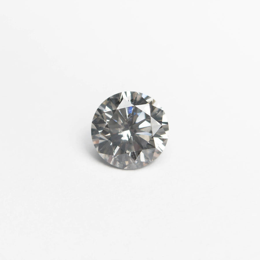 0.48ct 4.92x4.95x3.08mm Fancy Grey Round Brilliant Cut 18968-13