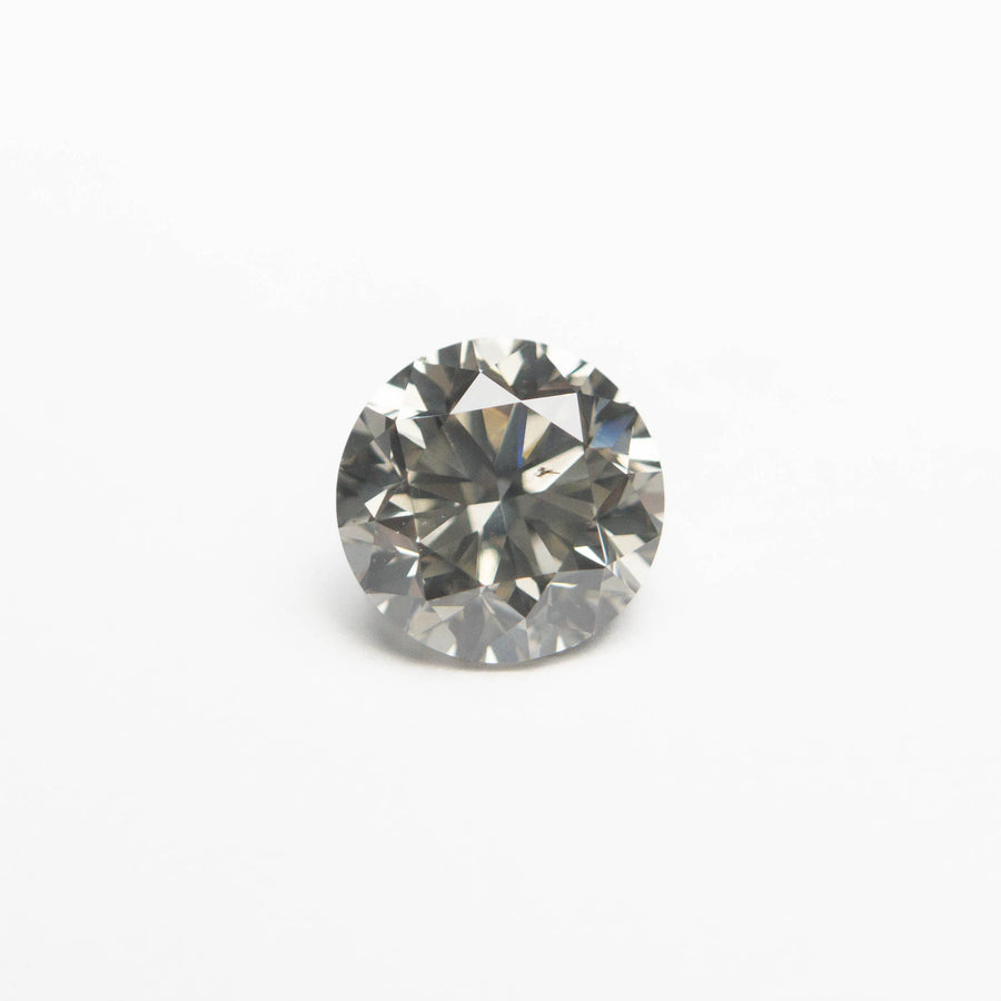 0.73ct 5.40x5.43x3.67mm Fancy Grey Round Brilliant 18968-19