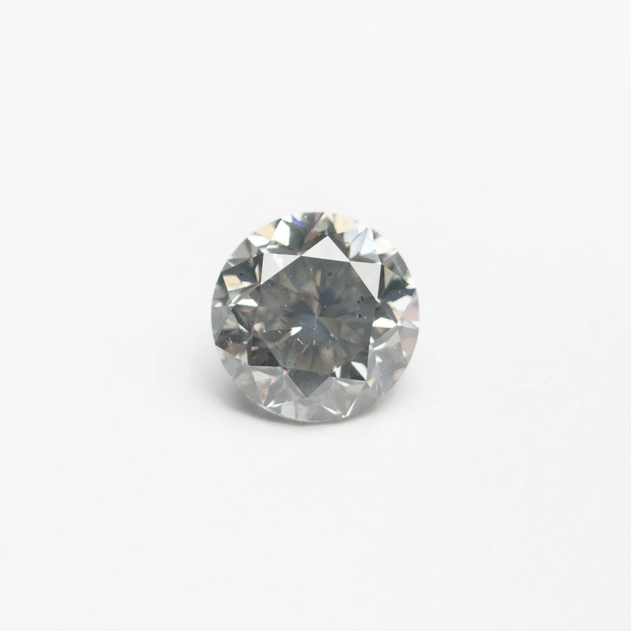 0.76ct 5.49x5.47x3.79mm Fancy Grey Round Brilliant 18968-22