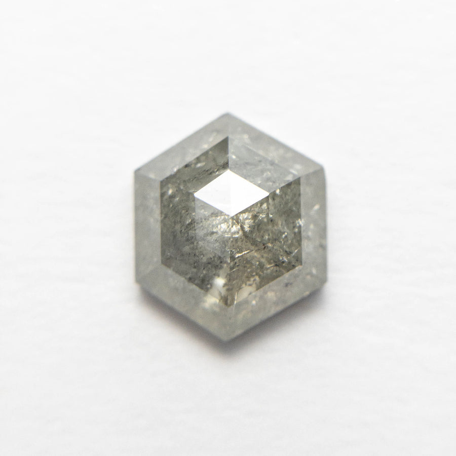 2.47ct 9.59x8.09x3.88mm Hexagon Rosecut 19256-02