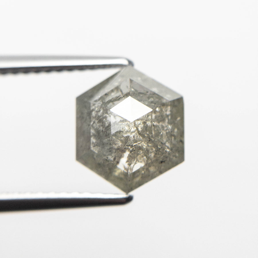 2.47ct 9.59x8.09x3.88mm Hexagon Rosecut 19256-02