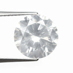 4.00ct 10.13x10.12x6.25mm GIA I2 Fancy White Round Brilliant 19263-01