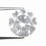 4.00ct 10.13x10.12x6.25mm GIA I2 Fancy White Round Brilliant 19263-01