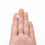 4.00ct 10.13x10.12x6.25mm GIA I2 Fancy White Round Brilliant 19263-01