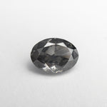 1.55ct 8.56x6.22x3.78mm GIA I1 Fancy Dark Grey Oval Brilliant 19266-01