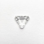 0.50ct 5.51x6.09x1.83mm SI2 F Cut Corner Triangle Portrait Cut 19438-35