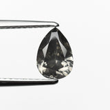 1.01ct 7.83x5.42x3.38mm Fancy Dark Grey Pear Brilliant 19913-01