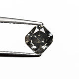 0.91ct 5.12x4.88x3.88mm SI2 Fancy Grey Cushion Brilliant 19923-20