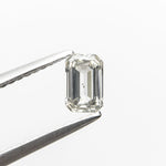 0.52ct 5.68x3.68x2.28mm SI2 Fancy Grey Cut Corner Rectangle Step Cut 19923-27