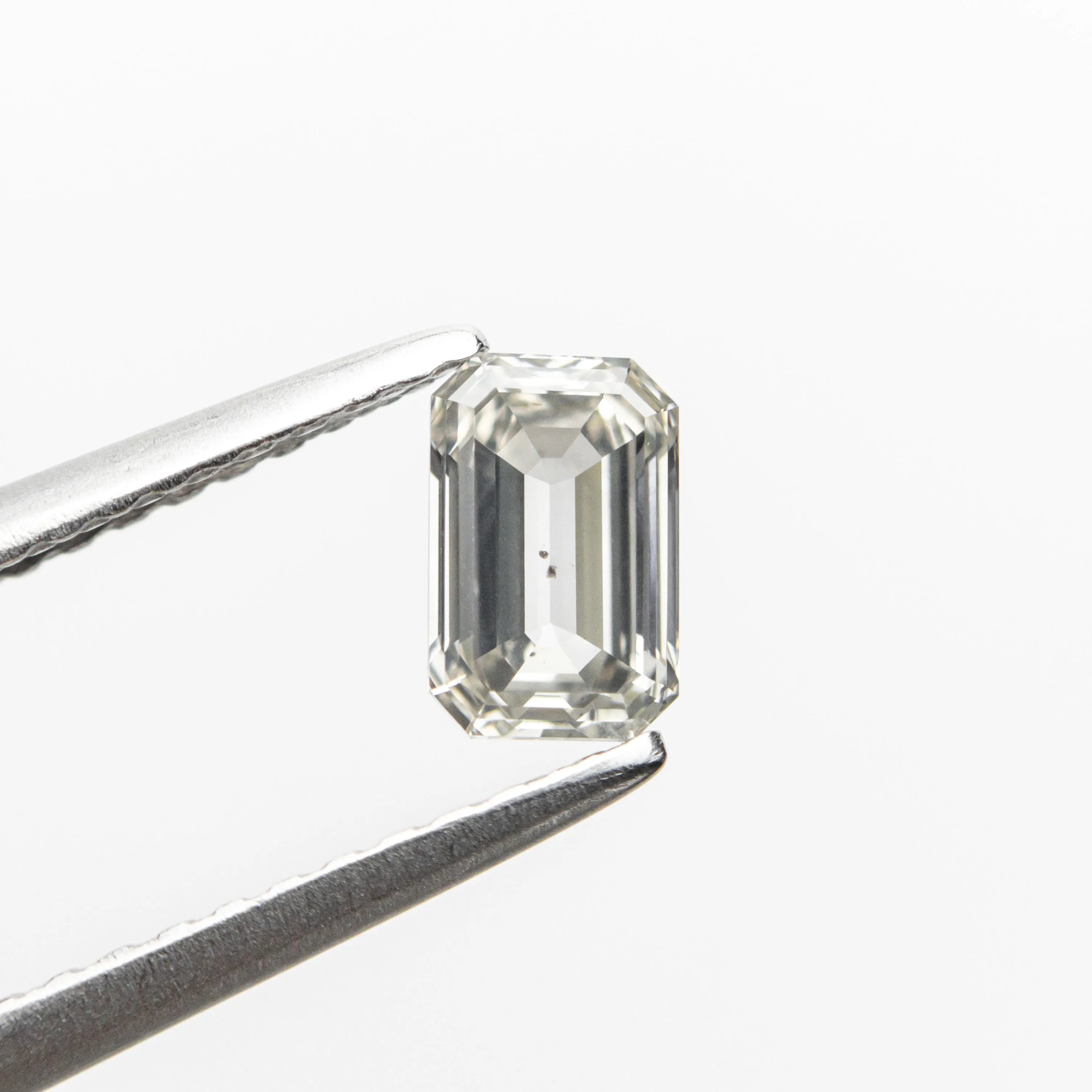 0.52ct 5.68x3.68x2.28mm SI2 Fancy Grey Cut Corner Rectangle Step Cut 19923-27