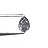 0.38ct 5.45x3.98x2.43mm Fancy Grey Pear Brilliant 19923-56