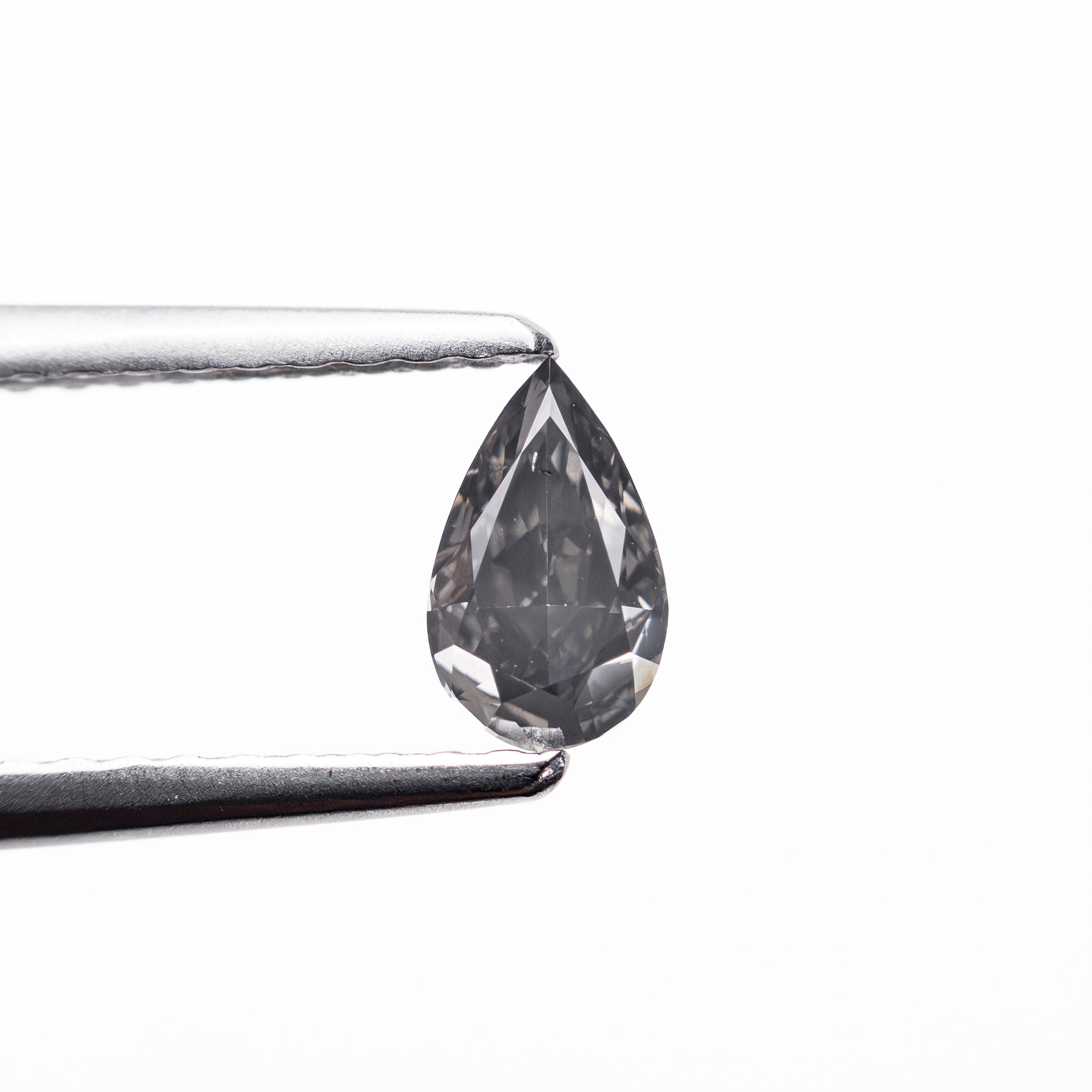 0.30ct 5.94x3.62x2.14mm Fancy Grey Pear Brilliant 19923-57