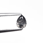 0.36ct 5.23x3.89x2.42mm Fancy Grey Pear Brilliant 19923-58
