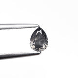 0.36ct 5.23x3.89x2.42mm Fancy Grey Pear Brilliant 19923-58