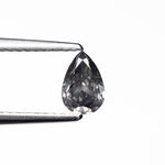 0.50ct 6.39x4.30x2.61mm Fancy Grey Pear Brilliant 19923-60