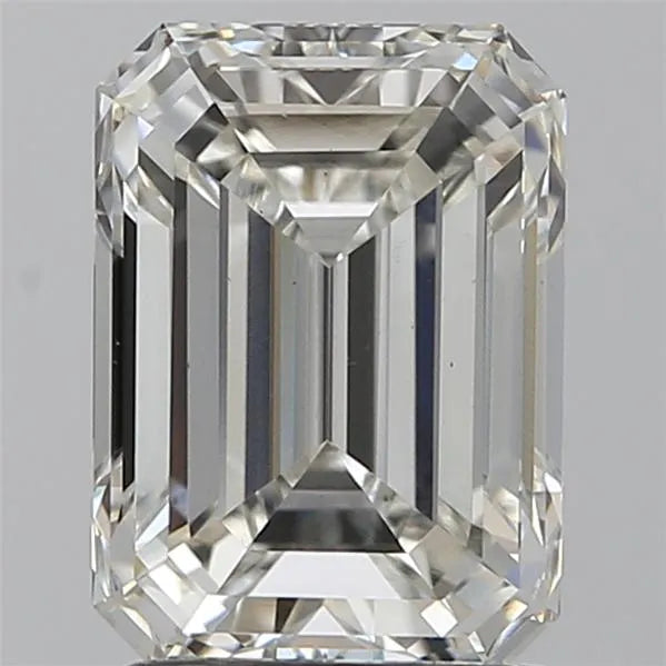 2.00ct Emerald Lab Grown Diamond (Colour G, Clarity VS2, IGI Certified)
