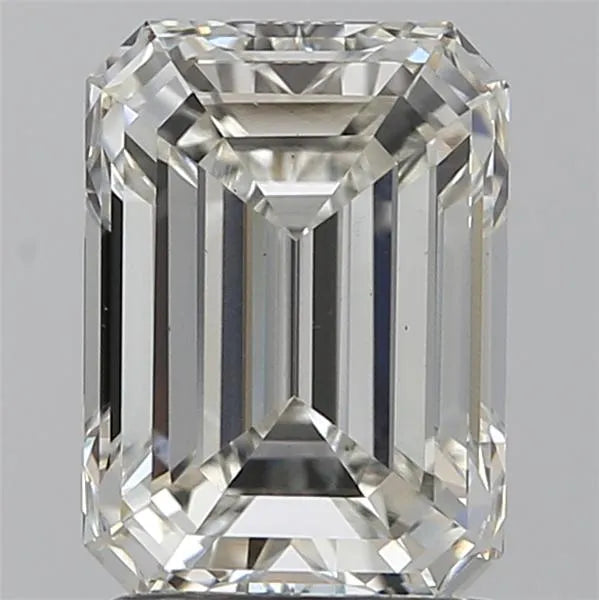2.00ct Emerald Lab Grown Diamond (Colour G, Clarity VS2, IGI Certified)