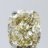 2.06ct Cushion brilliant Natural Diamond (Colour Fancy Yellow, Clarity VS2, GIA Certified)