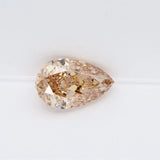 2.08ct Pear Lab Grown Diamond (Colour Fancy Yellowish Brown, Clarity VVS2, IGI Certified)