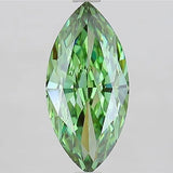 2.46ct Marquise Lab Grown Diamond (Colour Fancy Vivid Green, Clarity VVS2, IGI Certified)