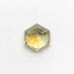 1.51ct 6.53x6.97x3.31 Hexagon Double Cut Sapphire 21592-09