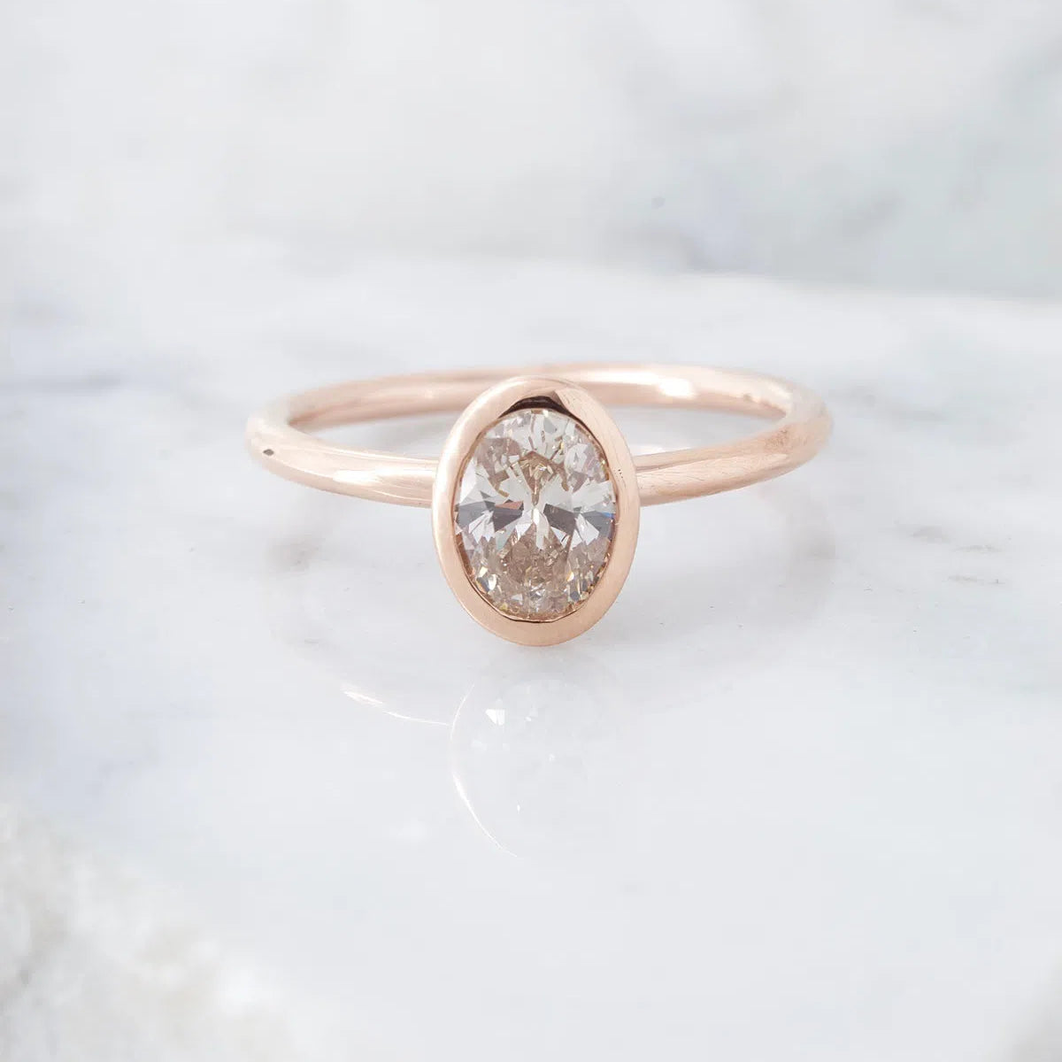 .80ct Champagne Diamond Ring-Honey Jewelry Co-Honey Jewelry Co